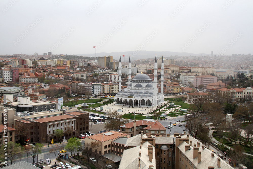 melike hatun mosque in Ankara. Photo taken in 2018