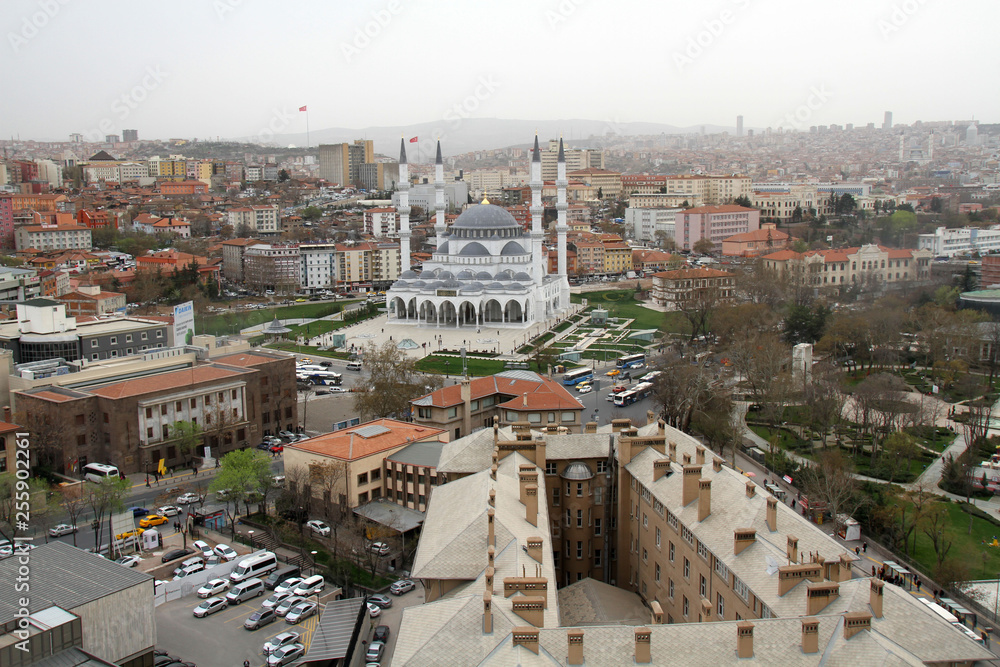 melike hatun mosque in Ankara. Photo taken in 2018