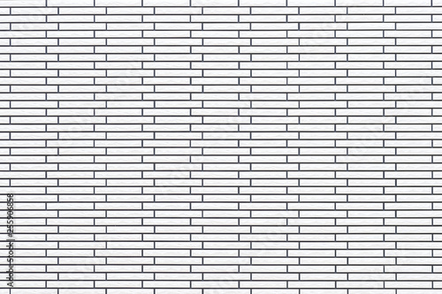 White modern brick wall texture and background seamless