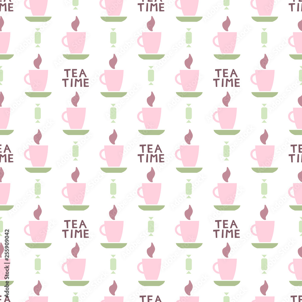 tea time seamless pattern tea time seamless pattern
