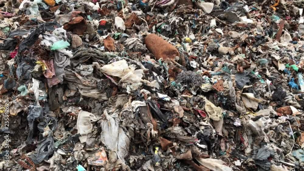 Heap of waste and scrap-iron Heap of waste and scrap-iron