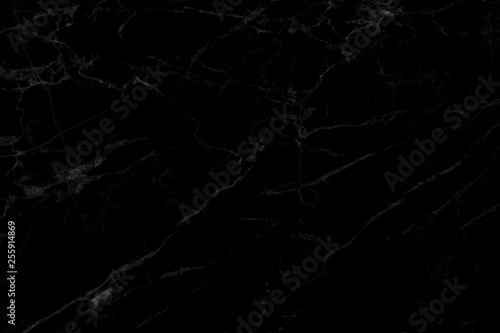 Abstract black marble texture background.