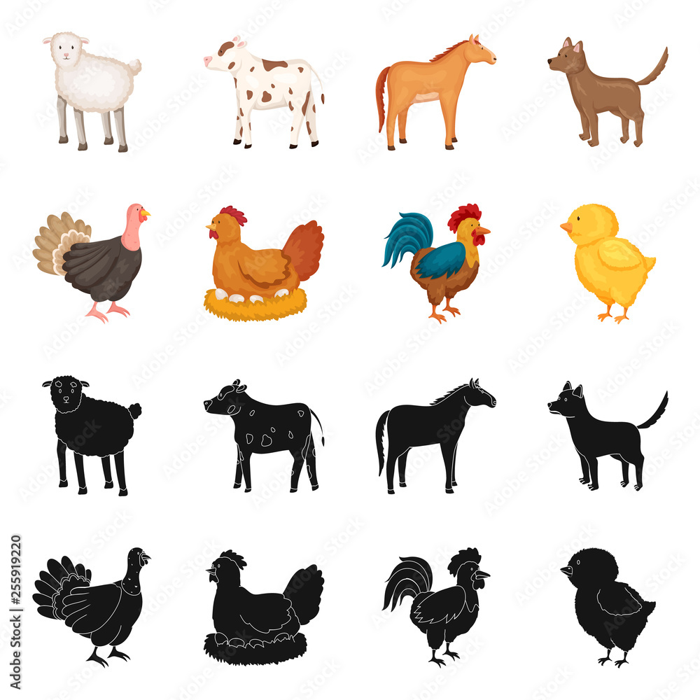 Vector illustration of breeding and kitchen sign. Collection of breeding and organic stock vector illustration. Vector illustration of breeding and kitchen sign. Collection of breeding and organic stock vector illustration.