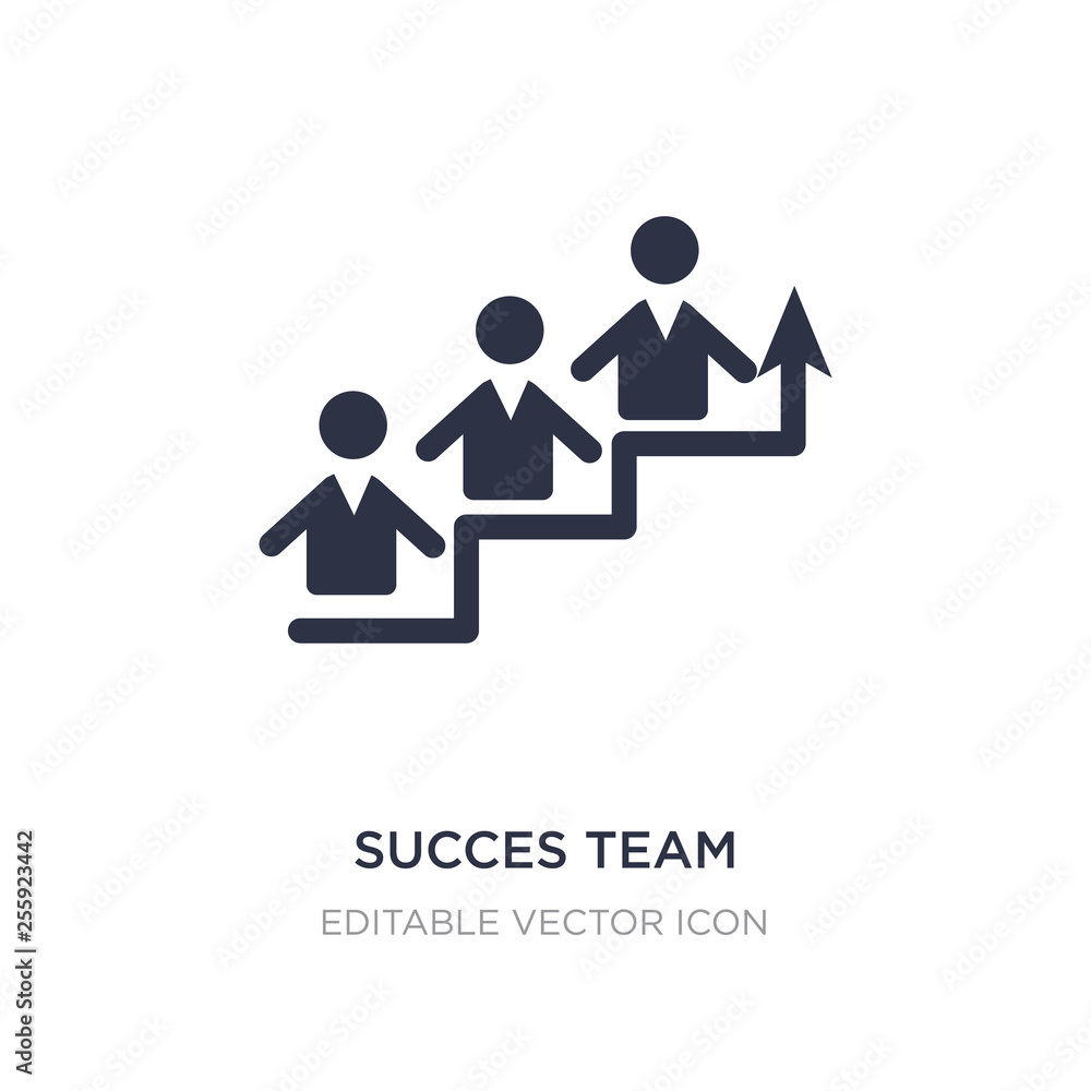 succes team icon on white background. Simple element illustration from People concept. succes team icon on white background. Simple element illustration from People concept.