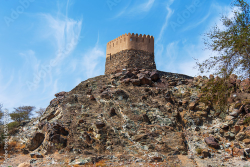 Al Bidiyah Fort in emirate of Fujairah in UAE photo