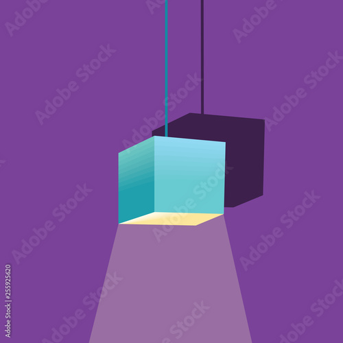 vector chandelier icon