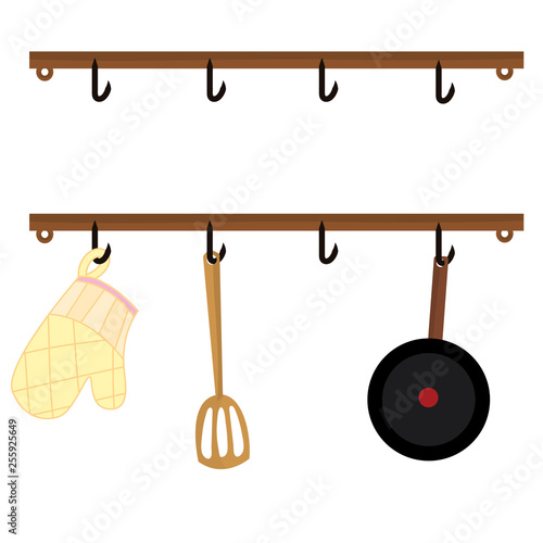 kitchen hanger vector