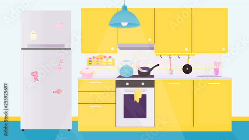 beautifully furnished kitchen