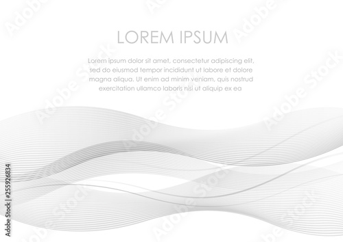 テキストスペース付きウェーブパターンの背景