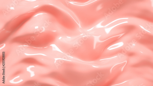 organic pink colors plastic 3d render abstract wavy background, pattern, elegant textile, macro carpet soft texture octane c4d available in motion