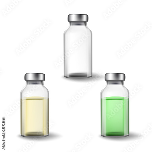 Glass Medicine Vials.