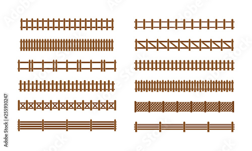 Wood Fence set