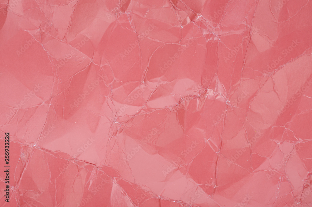 Fototapeta premium Abstract colored crumpled paper texture, decorative background.