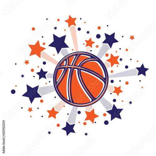 Stars fireworks basketball