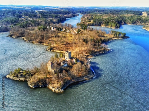 Ottensteiner Stausee Burg Ruine Burgruine Lichtenfels Niederösterreich Tourismus