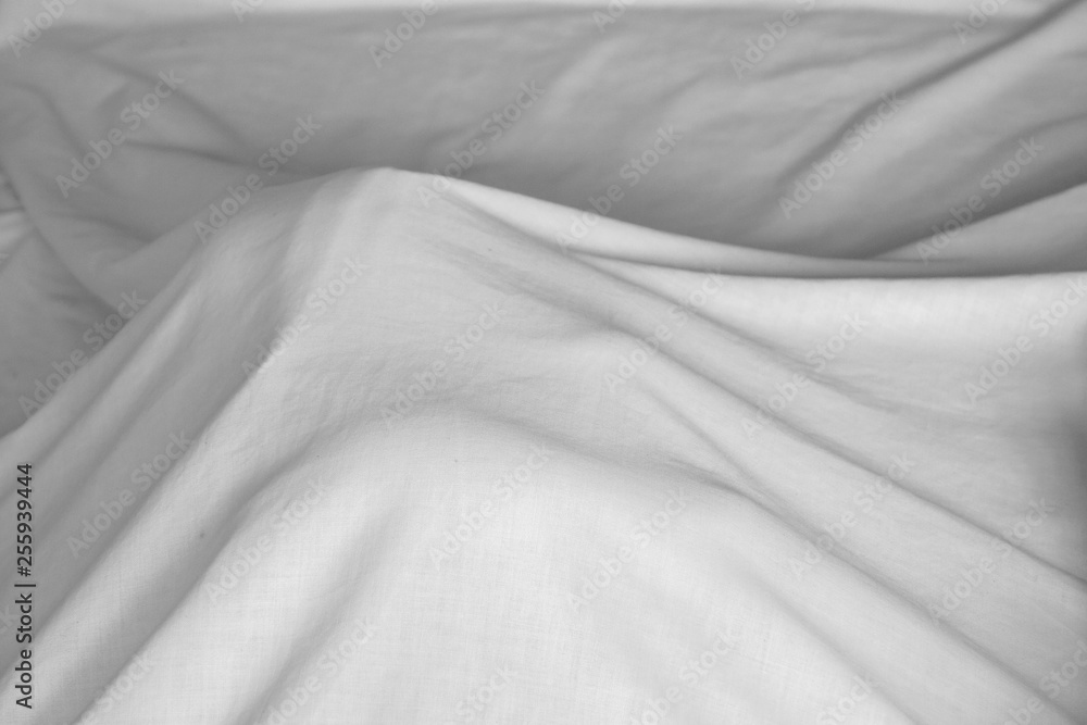Fototapeta premium bed sheets closeup