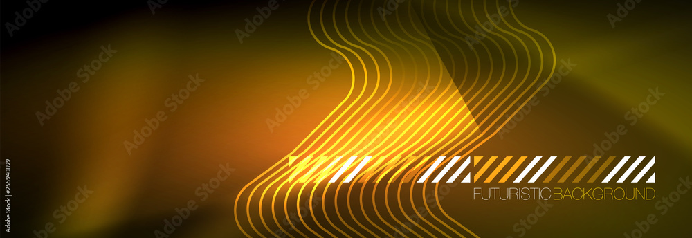 Shiny neon lights background, techno design, modern wallpaper for your project Shiny neon lights background, techno design, modern wallpaper for your project