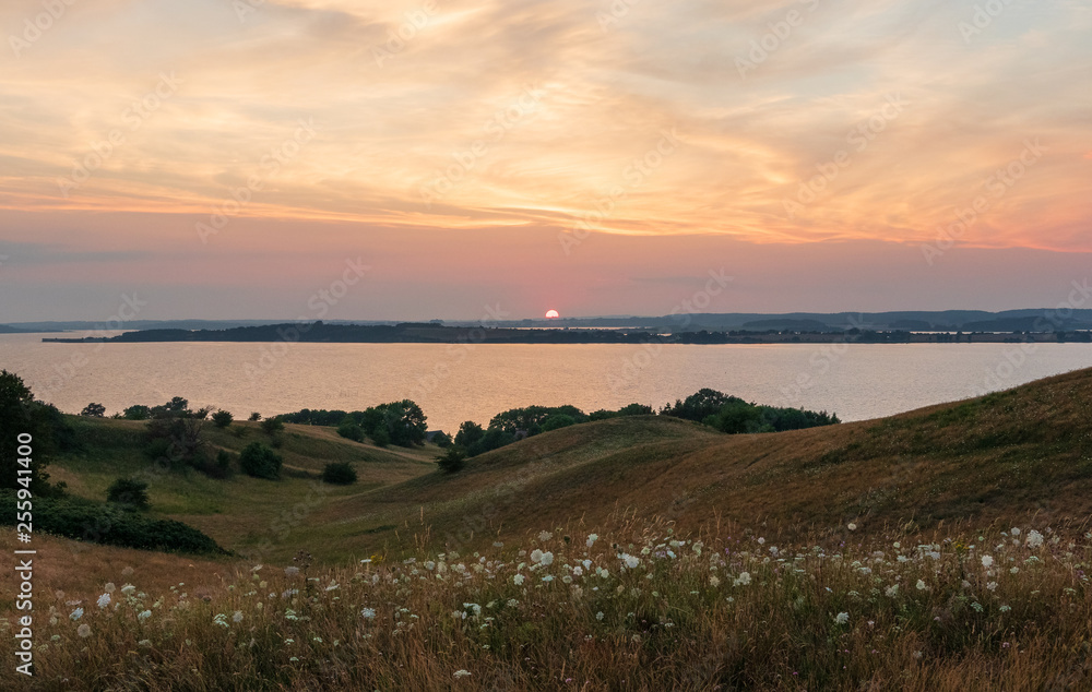 The landscape on island Ruegen, Germany The landscape on island Ruegen, Germany