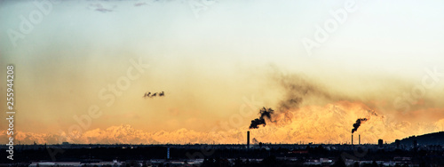 Pollution in the Po Valley © MAURO