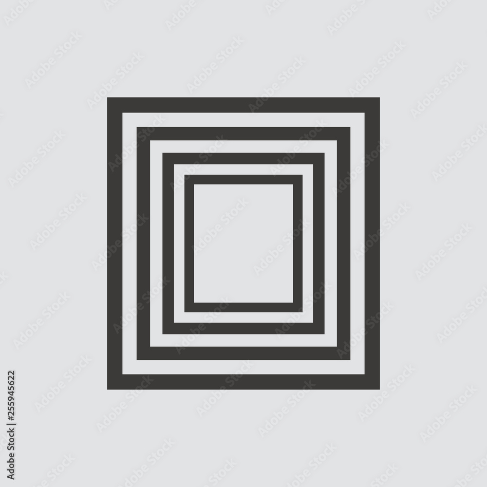 Corridor icon isolated of flat style. Vector illustration. Corridor icon isolated of flat style. Vector illustration.