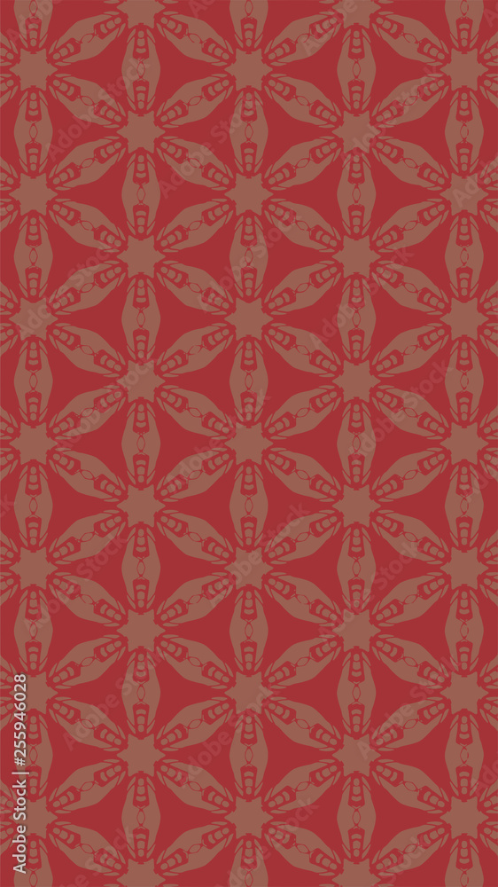 Ornate geometric pattern and two-tone abstract background Ornate geometric pattern and two-tone abstract background
