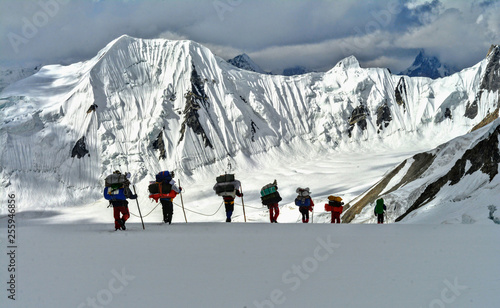 Explorers on the way down to Snow Lake photo