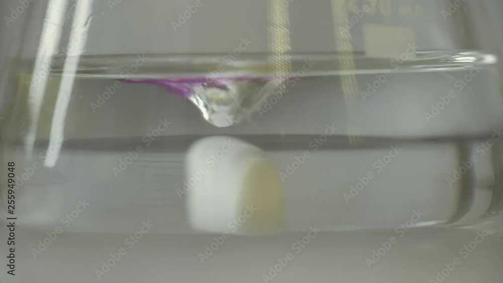 closeup view of magnifying glass