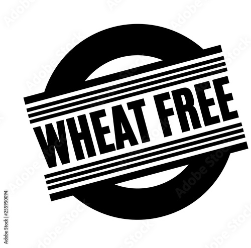 wheat free black stamp