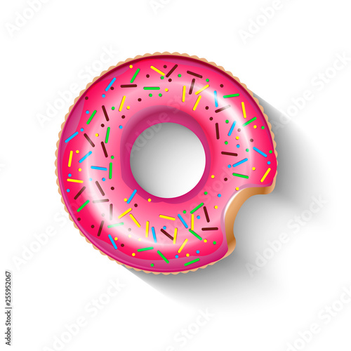 Float doughnut ring icon