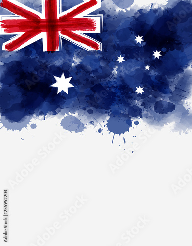Australia flag background