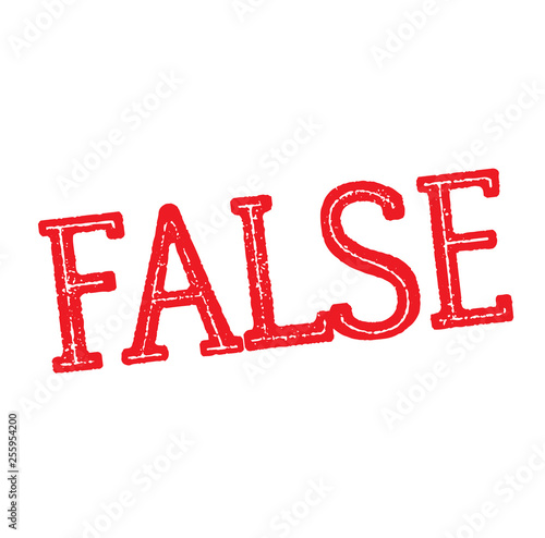 false stamp illustration