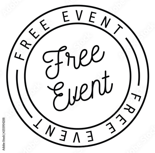 free event stamp