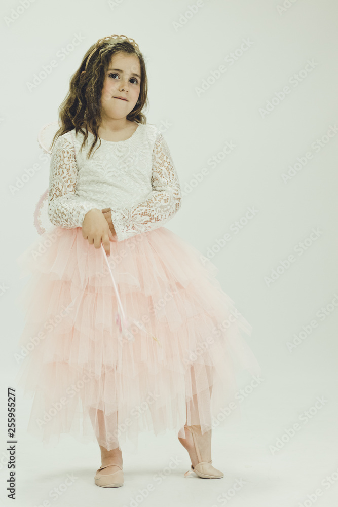 little girl dressed as a fairy with magic wand little girl dressed as a fairy with magic wand