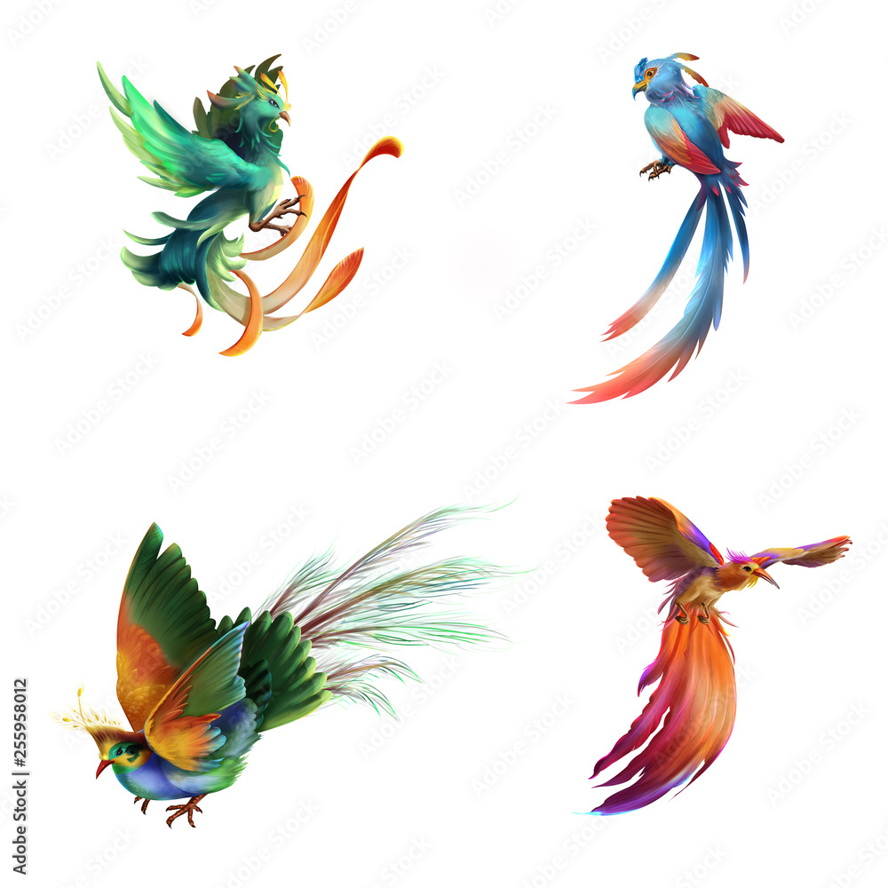 Fantasy and Realistic Bird. Animal Character Design. Concept Art. Realistic  Illustration. Video Game Digital CG Artwork. Stock Illustration | Adobe  Stock