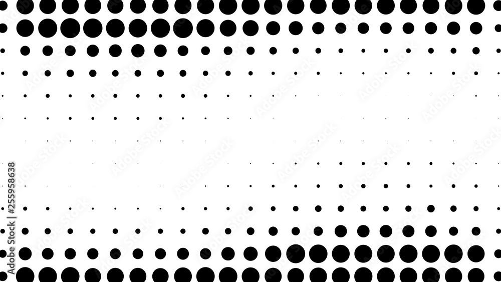 Halftone gradient pattern. Abstract halftone dots background. Monochrome dots pattern. Grunge texture. Pop Art, Comic small dots. Wave twisted dots. Banner with space. Template for cover, card, flyer Halftone gradient pattern. Abstract halftone dots background. Monochrome dots pattern. Grunge texture. Pop Art, Comic small dots. Wave twisted dots. Banner with space. Template for cover, card, flyer