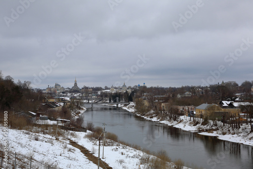 The old provincial town of Torzhok in the Tver region, Russia. City view © ironstuffy
