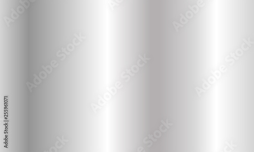 New style realistic silver gradient. Vector illustration