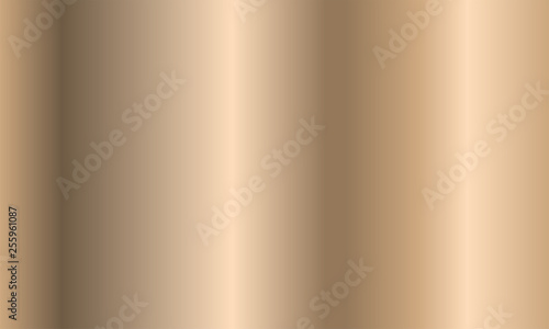 New style realistic bronze retro gradient. Vector illustration