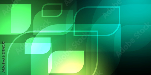 geometryczne liście tło wektor