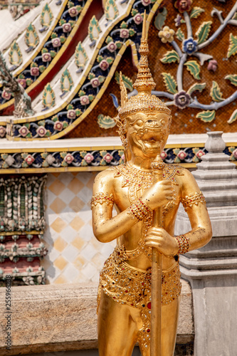 Thai golden statue 