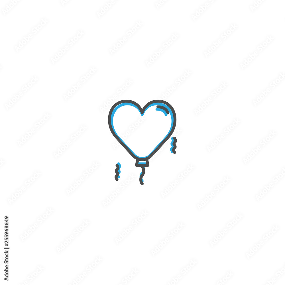 Balloons Icon Design. Lifestyle icon vector illustration