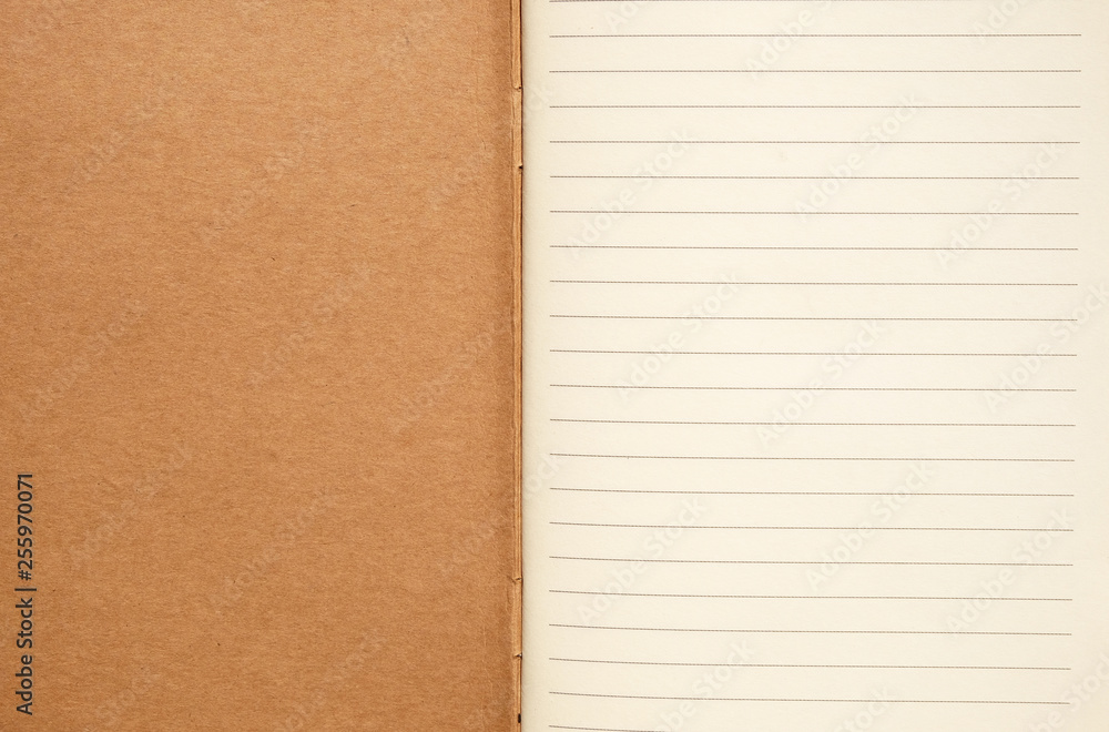 Obraz premium old paper book texture with line