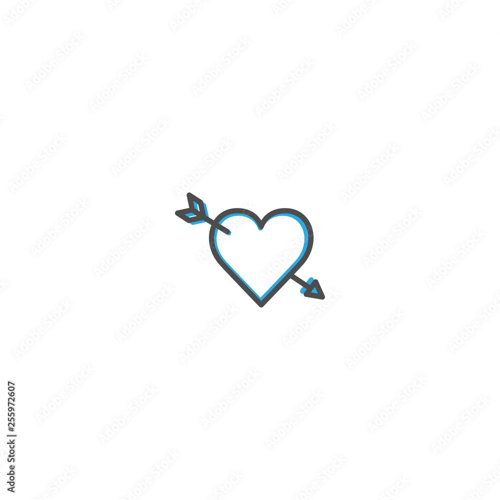 Cupid Icon Design. Lifestyle icon vector illustration