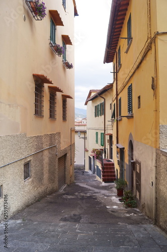 Fototapeta Naklejka Na Ścianę i Meble -  Portuccio alley, Pontassieve, Tuscany, Italy