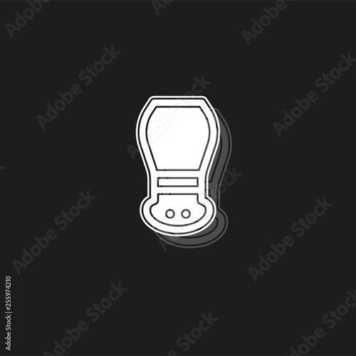 vector salt or pepper shaker restaurant sign symbol - flavor ingredient taste