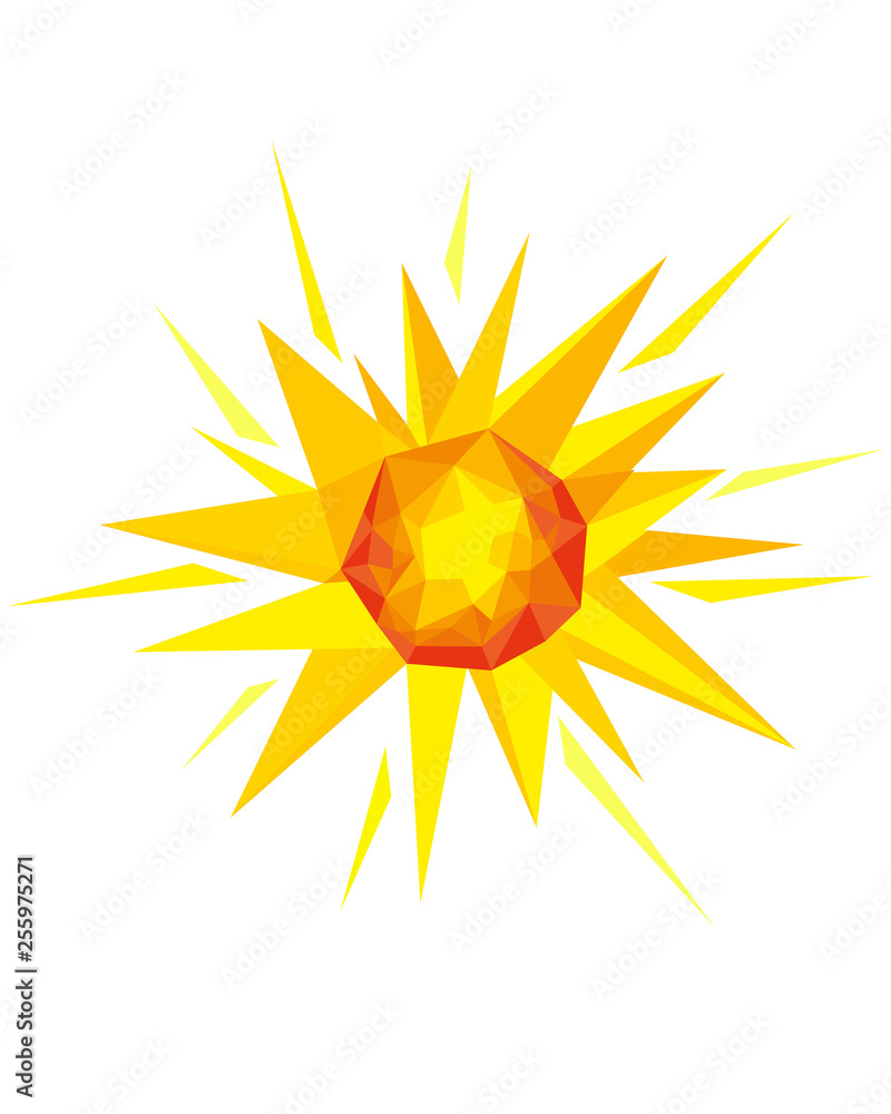 geometric space element on a white background geometric space element on a white background