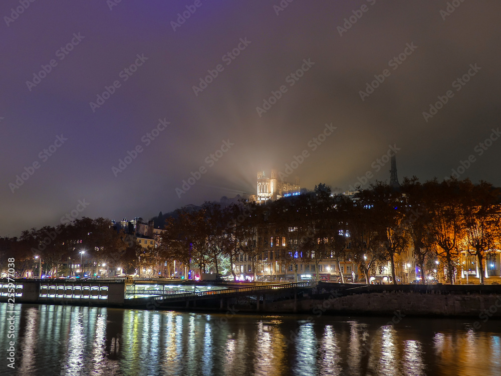 REFLETS, Colline de Fourvière, Festival of Lights of Lyon 2018 REFLETS, Colline de Fourvière, Festival of Lights of Lyon 2018