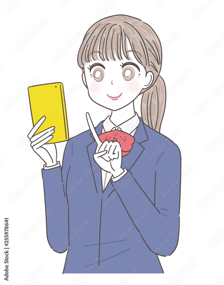 女子高生 高校生 表情