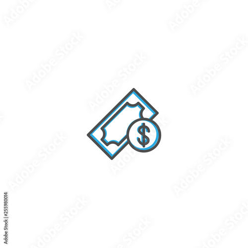 Money icon design. Shopping icon vector design