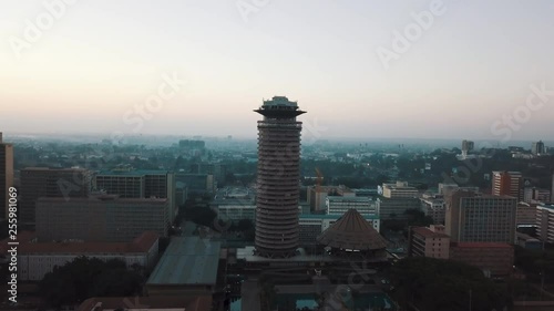 Aerial Drone footage of Nairobi Kenya